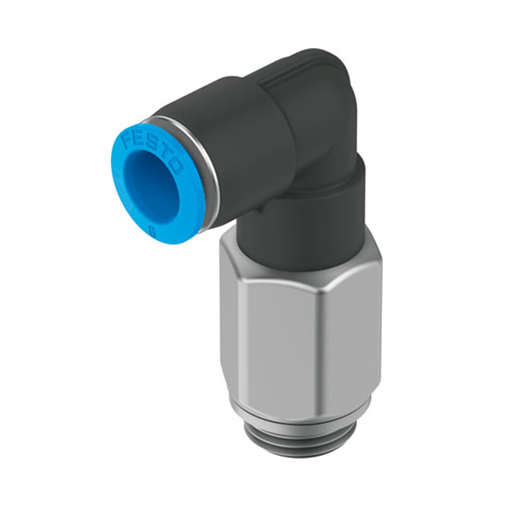 QSLL-G1/2-12 Угловой фитинг с цанговым зажимом, удлиненный