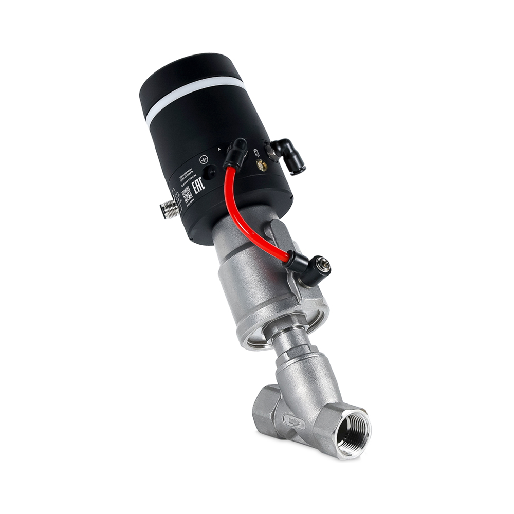 ASV-T-020-SS050-POS-V1B Клапан запорно-регулирующий с позиционером, G3/4, резьба