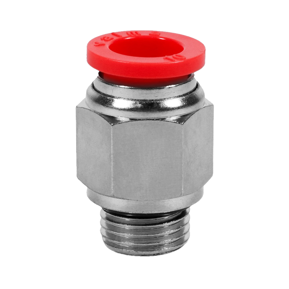 QP-AD-16-G38 Фитинг прямой, 16мм x G 3/8 (наруж.резьба)