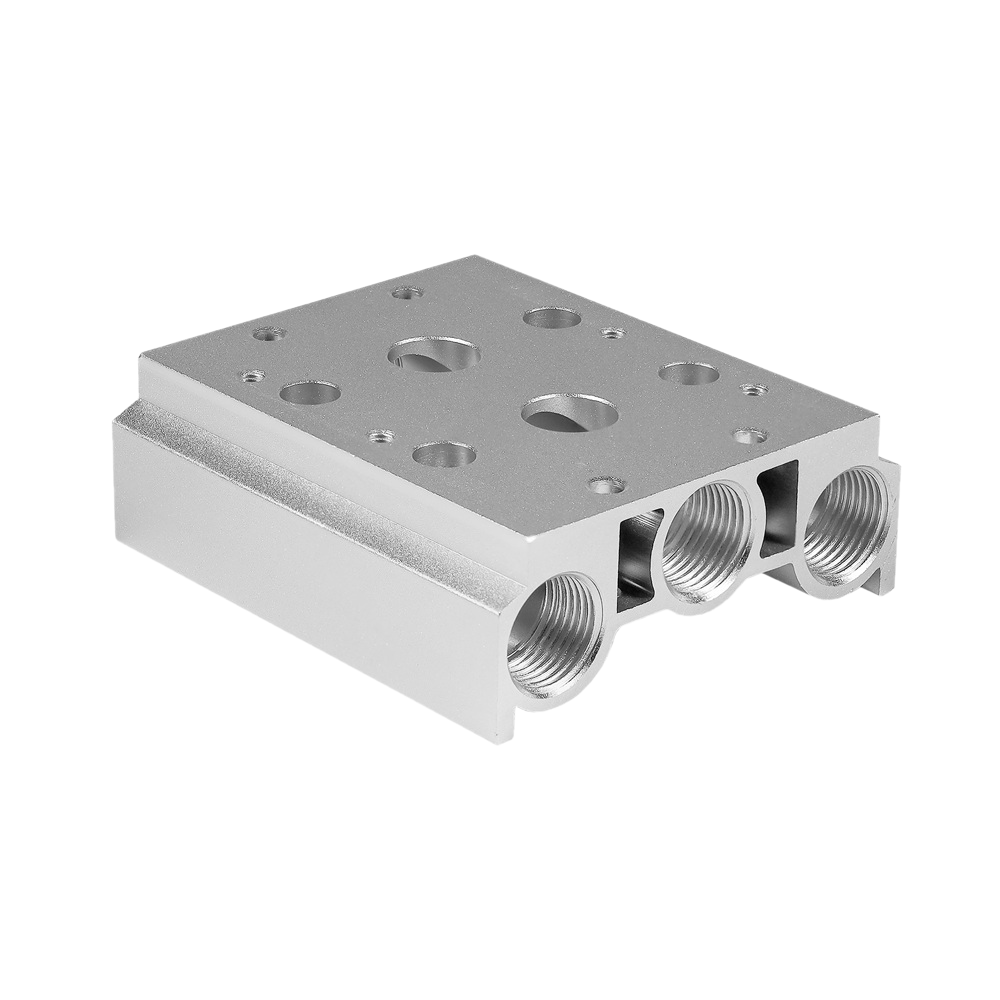 MPS-2-18 Монтажная плита для 2 распределителей PIV-S (5/2, 5/3)